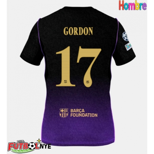 Camiseta Barcelona Anthony Gordon #17 Visitante Equipación 2026-27 manga corta